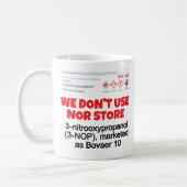 RoseWrites Magによる3-NOPの使用も保存もしない コーヒーマグカップ (左)