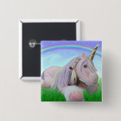 Roseyユニコーン 缶バッジ (正面&裏面)