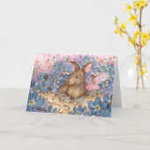 "Rosey及びタッパー"カード カード (黄色い花)