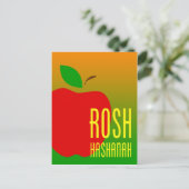 roshのhashanahのりんご シーズンポストカード (スタンド正面)