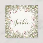 Rosh Hashanaフローラインスパイアネーム・カード エンクロージャーカード (正面)