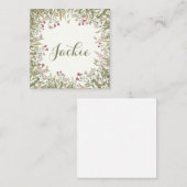 Rosh Hashanaフローラインスパイアネーム・カード エンクロージャーカード (正面/裏面)