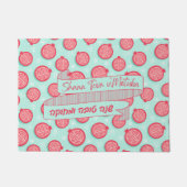 Rosh Hashanaユダヤ人新年がザクロを願う ドアマット (正面)