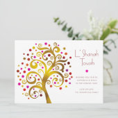 Rosh Hashana モダン Red Gold Foil Of Life シーズンカード (スタンド正面)