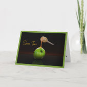 Rosh Hashana Honey Apple美しい挨拶 カード (正面)