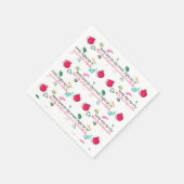 Rosh Hashana Napkinsテーブルデコール スタンダードカクテルナプキン (角)