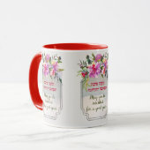 Rosh Hashanahがシャナ・トバの願い マグカップ (正面左)