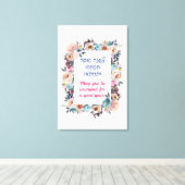 Rosh HaShanahが新年を迎える キャンバスプリント (インサイチュ (ウッドフロア))