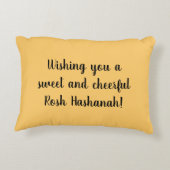 Rosh Hashanahのりんごのザクロの蜂蜜のユダヤ人の新しい アクセントクッション (裏面)
