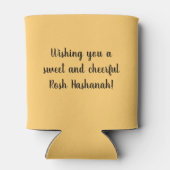 Rosh Hashanahのりんごのザクロの蜂蜜のユダヤ人の新しい 缶クーラー (裏面)