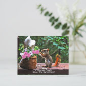 Rosh Hashanahはギフトを梳きます シーズンポストカード (スタンド正面)