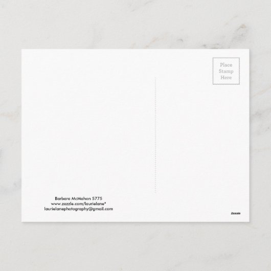 Rosh Hashanahはギフトを梳きます シーズンポストカード (裏面)