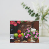 Rosh Hashanahはギフトを梳きます シーズンポストカード (スタンド正面)