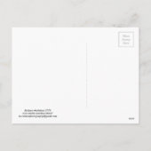 Rosh Hashanahはギフトを梳きます シーズンポストカード (裏面)