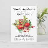 Rosh HaShanahカードパーティの招待状 シーズンカード (スタンド正面)