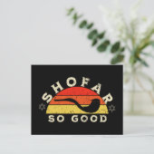 Rosh Hashanahショファーゲットプおもしろいン ポストカード (スタンド正面)