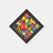 Rosh Hashanahパーソナライズされたユダヤ正月ナプキンス スタンダードカクテルナプキン (角)