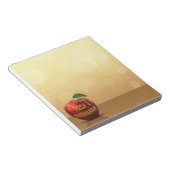 Rosh Hashanahユダヤ人ハニーアップル ノートパッド (アングル)