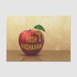 Rosh Hashanahユダヤ人ハニーアップル 薄葉紙