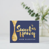 Rosh Hashanahユダヤ人ヘブライ新年郵便カード シーズンポストカード (スタンド正面)