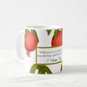 Rosh Hashanahユダヤ人新年の挨拶 コーヒーマグカップ (正面左)