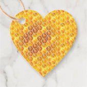 Rosh Hashanahユダヤ人新年金ゴールドハニーコーム フェイバータグ (正面)