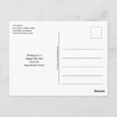 ROSH HASHANAHユダヤ人新年 ポストカード (裏面)