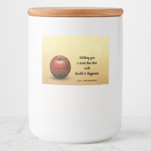 Rosh Hashanahユダヤ人新年 – 食品ラベル フードラベル (正面)