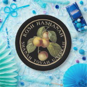 Rosh Hashanahユダヤ人新年Shanah Tovah ペーパープレート (パーティー)