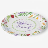 Rosh Hashanahユダヤ人新年Shanah Tovah ペーパープレート (アングル)