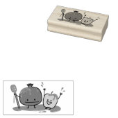 Rosh Hashanahリンゴのザクロ蜂蜜ユダヤ人の新 ラバースタンプ (押印)