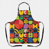 Rosh Hashanah幾何パーソナライズされたアイコンのエプロン エプロン (正面)