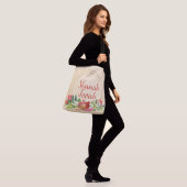 Rosh Hashanah水の色シャナトバの願い クロスボディバッグ (モデル)