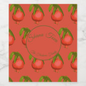 Rosh Hashanah甘いザクロのユダヤ人新年 ワインラベル (シングルラベル)