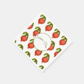 Rosh Hashanah饗応新年の甘いザクロ スタンダードカクテルナプキン (角)