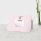 Rosh Hashanah ראש השנהイスラエルかわいいフーポー カード (裏面)