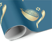 Rosh Hashanah、ユダヤ人の新年の贈り物 ラッピングペーパー (ロールコーナー)