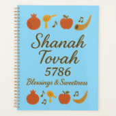 Rosh Hashanah 5786 Planner – Blessings & New Begin プランナー手帳 (正面)