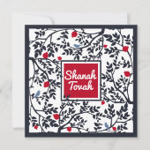 Rosh Hashanah Jewish New Year Shana Tovah シーズンカード (正面)