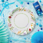 Rosh Hashanah Jewish New Year-Shana Tovah on WHITE ペーパープレート (パーティー)