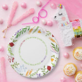 Rosh Hashanah Jewish New Year-Shana Tovah on WHITE ペーパープレート (パーティー)