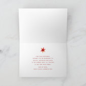 Rosh Hashanah Red Pomegranate水彩オン金ゴールド カード (内部)