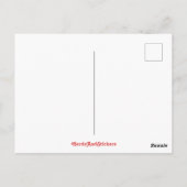 Rosh Hashanah - Shana Tova、ユダヤ人の甘い新年 ポストカード (裏面)