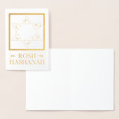 Rosh Hashanah Star of David Gold Foil 箔カード (ディスプレー)