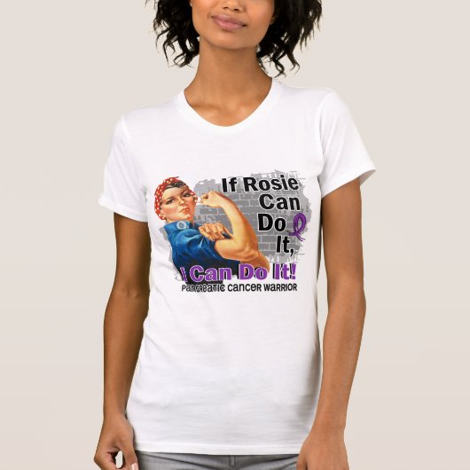 Rosieが膵臓癌それをすることができれば Tシャツ (正面)