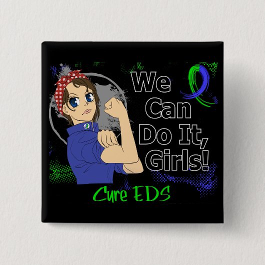 Rosieの日本製アニメWCDI EDS 缶バッジ (正面)