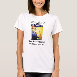 Rosieは何をしますか。 Tシャツ