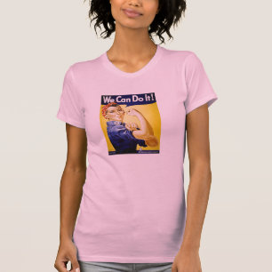 Rosieリベッターのピンク Tシャツ