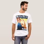Rosieリベッターの黄色の勾配のTシャツ Tシャツ (正面フル)