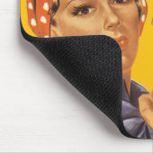 Rosieリベッター私達はそれをしてもいいです! ここのあなたの文字 マウスパッド (コーナー)